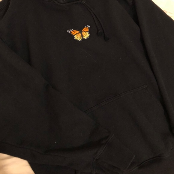 Brandy Melville Tien Butterfly Hoodie - Picture 3 of 4